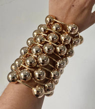 Load image into Gallery viewer, Adriana Gold Bubble Stacked Bracelet
