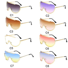 Load image into Gallery viewer, Oversized Rimless Google Style Sunglasses
