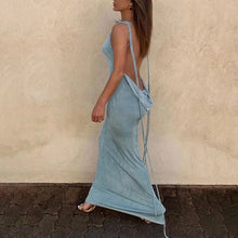 Load image into Gallery viewer, Nataliah Backless Maxi Dress
