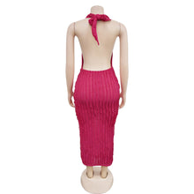Load image into Gallery viewer, Diandra Low Cut Lace Wavy Dress
