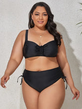 Load image into Gallery viewer, Plus Size  Side Tie High Waist Bikini
