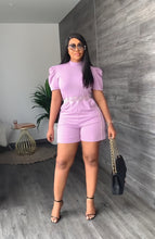 Load image into Gallery viewer, Summer Solid Puff Sleeve Romper
