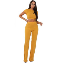Load image into Gallery viewer, Monica Wide Leg Pants Set
