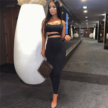 Load image into Gallery viewer, A&#39;aery Two Piece Peekaboo Skirt Set
