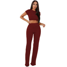 Load image into Gallery viewer, Monica Wide Leg Pants Set
