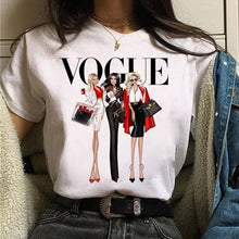 Load image into Gallery viewer, Fashion Summer Tops T Shirt Women Tshirt New Vogue Tshirt  Graphic Tee Cute Women T-shirt Female Tee Shirt  90s Girls Tee Tshirt
