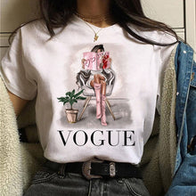 Load image into Gallery viewer, Fashion Summer Tops T Shirt Women Tshirt New Vogue Tshirt  Graphic Tee Cute Women T-shirt Female Tee Shirt  90s Girls Tee Tshirt
