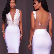 Load image into Gallery viewer, Stacey V Neck Lace Bodysuit
