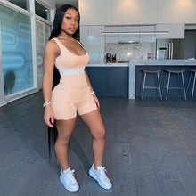 Load image into Gallery viewer, Solid Short Jumpsuit
