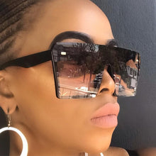 Load image into Gallery viewer, MaKayla Oversized Square Mirror Sunglasses
