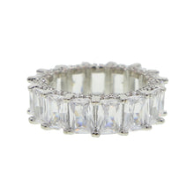 Load image into Gallery viewer, Baguette Cubic Zirconia Stack Rings
