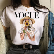 Load image into Gallery viewer, Fashion Summer Tops T Shirt Women Tshirt New Vogue Tshirt  Graphic Tee Cute Women T-shirt Female Tee Shirt  90s Girls Tee Tshirt
