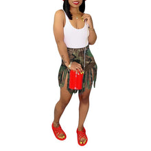 Load image into Gallery viewer, Denim Tassel Shorts
