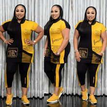 Load image into Gallery viewer, New African Clothes For Women Two Piece Sets Long Tops And Pants Matching Set Mesh Patchwork Tracksuit Set Plus Size 4XL 3XL
