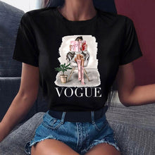 Load image into Gallery viewer, Fashion Summer Tops T Shirt Women Tshirt New Vogue Tshirt  Graphic Tee Cute Women T-shirt Female Tee Shirt  90s Girls Tee Tshirt
