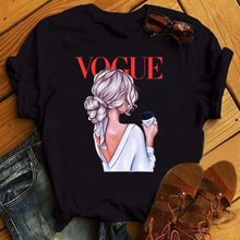 Load image into Gallery viewer, Fashion Summer Tops T Shirt Women Tshirt New Vogue Tshirt  Graphic Tee Cute Women T-shirt Female Tee Shirt  90s Girls Tee Tshirt
