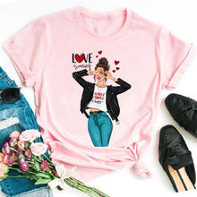Load image into Gallery viewer, Fashion Summer Tops T Shirt Women Tshirt New Vogue Tshirt  Graphic Tee Cute Women T-shirt Female Tee Shirt  90s Girls Tee Tshirt

