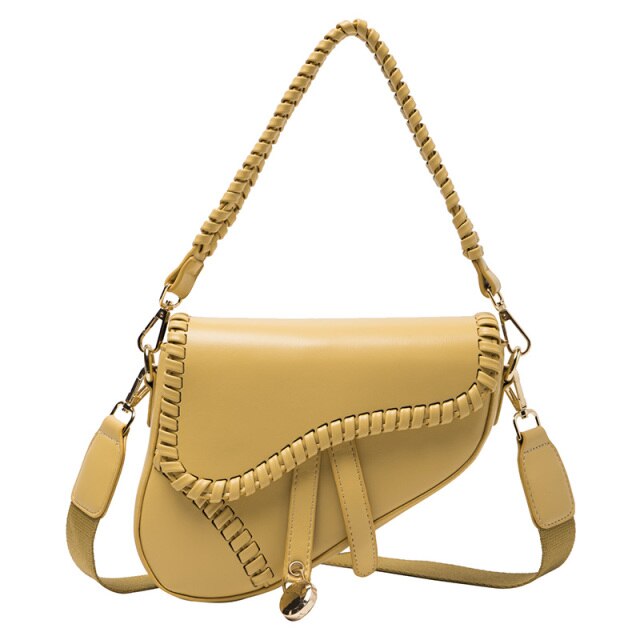 Arianna Saddle Shape Cross Body Handbag